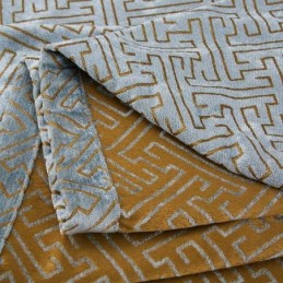 Nordic Abstract Stijl Gordijn Op Maat Gemaakt Gordijn Doolhof Jarquard Woonkamer Bice Chenille Verduisterende Stof