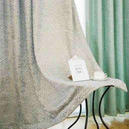 Nordic Abstract Stijl Gordijn Op Maat Gemaakt Gordijn Doolhof Jarquard Woonkamer Bice Chenille Verduisterende Stof