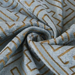 Nordic Abstract Stijl Gordijn Op Maat Gemaakt Gordijn Doolhof Jarquard Woonkamer Bice Chenille Verduisterende Stof