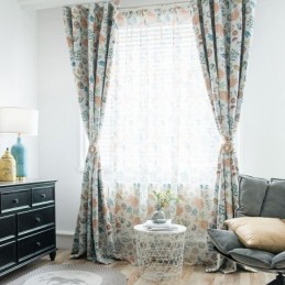 Amerikaanse Cartoon Transparante Gordijn Op Maat Gemaakt Gordijn Zeester Schelp Bedrukt Slaapkamer Kinderkamer Stof