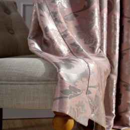 Europees Landelijk Gordijn Op Maat Gemaakt Gordijn Roze Jacquard Slaapkamer Verduisteringsstof