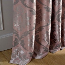 Europees Landelijk Gordijn Op Maat Gemaakt Gordijn Roze Jacquard Slaapkamer Verduisteringsstof