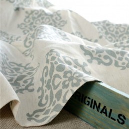 Japanse Eenvoudige Gordijnen Op Maat Gemaakt Europees Bloemenprint Zachte Veelzijdige Stof