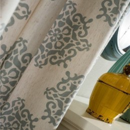 Japanse Eenvoudige Gordijnen Op Maat Gemaakt Europees Bloemenprint Zachte Veelzijdige Stof