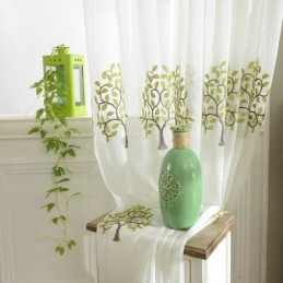 Europees Gordijn Op Maat Gemaakt Gordijn Pastorale Stijl Borduurwerk