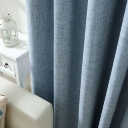 Modern Eenvoudig Gordijn Op Maat Gemaakt Gordijn Effen Waterdicht Woonkamer Kantoor Verduisteringsstof