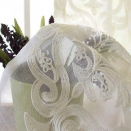 Nordic Simple Sheer Gordijn Op Maat Gemaakt Gordijn Europees Bloemenborduurwerk Woonkamer Studie Stof