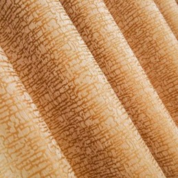 Amerikaans Abstract Gordijn Op Maat Gemaakt Gordijn Bruin Geometrisch Patroon Chenille Jarquard Verduisteringsstof