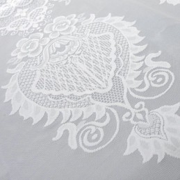 Europees Klassiek Vitragegordijn Op Maat Gemaakt Gordijn Bloemenjacquard Woonkamer Studeerkamer Zachte Katoenen Stof