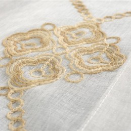 Nordic Sheer Gordijnen Met Ruitpatroon Voor Woonkamer Slaapkamer