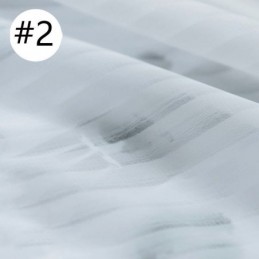 Gestreepte Transparante Gordijnen Voor Woondecoraties, Moderne Tule Gordijnen, Op Maat Gemaakte Gordijnen Voor De Woonkamer