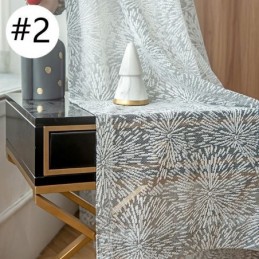 Nordic Tule Sheer Gordijnen Elegante Witte Voile Gordijnen Op Maat Gemaakt Gordijn Jaloezieën Paneel Voor Woonkamer Een