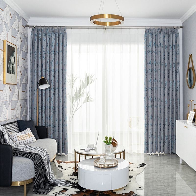 Luxe Jacquard Gordijnen Verduisterend Raam Voor Woonkamer Slaapkamer