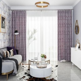 Luxe Jacquard Gordijnen Verduisterend Raam Voor Woonkamer Slaapkamer