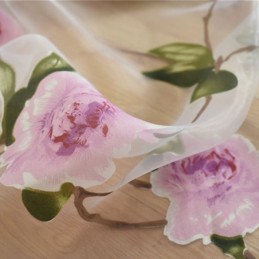 Bloemen Doorschijnende Gordijnen Tule Gordijnen Woondecoratie Kamerverdeler