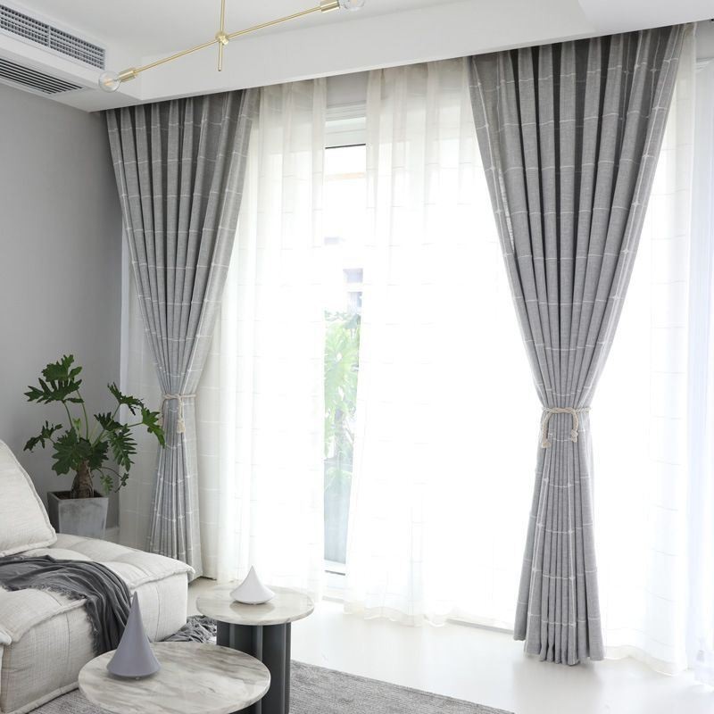 Geruite Verduisteringsgordijnen, Thermisch Geïsoleerde Verduisteringsgordijnen