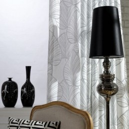 Bladeren Bedrukt Gordijn Op Maat Gemaakt Gordijn Tule Transparant Voor Woonkamer Slaapkamer