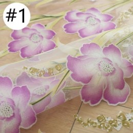 Europees Bloemen Tule Gordijn Op Maat Gemaakt Gordijn Pastorale Stijl Voor Woonkamer