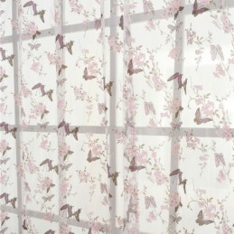 Vlinderbloem Bedrukte Tule Gordijnen Raamdecoratie Voile Gordijn Op Maat Gemaakt Gordijn