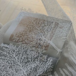 Nordic Semi-Transparante Gordijnen Met Boomprint