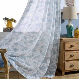 Bedrukte Bloemengordijnen...