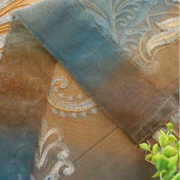 Prachtige Tule Gordijnen Op Maat, Europese Geborduurde Bloemengordijnen Voor Kamerdecoratie