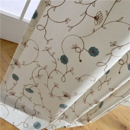 Japanse Eenvoudige Gordijnen Op Maat Gemaakt Gordijn Vers Borduurwerk