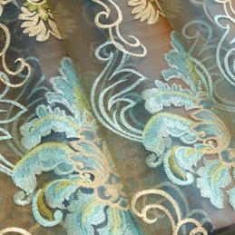 Europees Elegant Transparant Gordijn Op Maat Gemaakt Gordijnpaneel Voor Woonkamer Slaapkamer