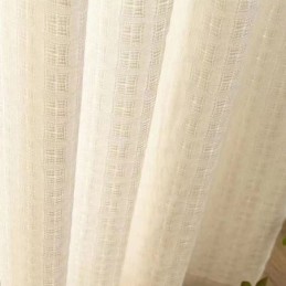 Geruite Jacquard Tule Gordijnen Raamscherm Voor De Woonkamer