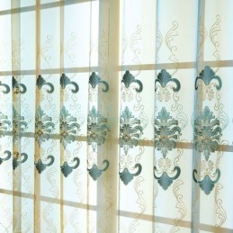 Europees Geborduurd Gordijn Op Maat Gemaakt Gordijn Luxe Raamschermgordijnen Voor Woonkamer Slaapkamer