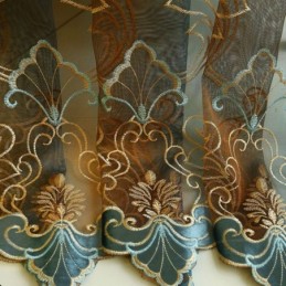 Europees Geborduurd Gordijn Op Maat Gemaakt Gordijn Luxe Raamschermgordijnen Voor Woonkamer Slaapkamer