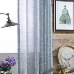 Bedrukte Gordijnen Van Tule En Semi-Transparant Voor Woonkamer En Slaapkamer