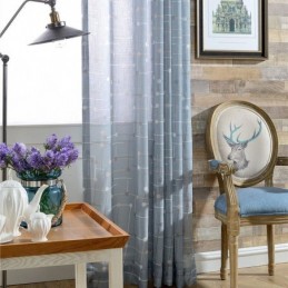 Bedrukte Gordijnen Van Tule En Semi-Transparant Voor Woonkamer En Slaapkamer