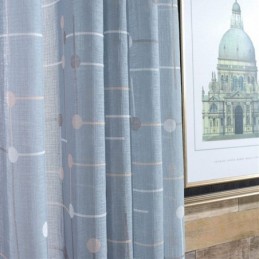 Bedrukte Gordijnen Van Tule En Semi-Transparant Voor Woonkamer En Slaapkamer