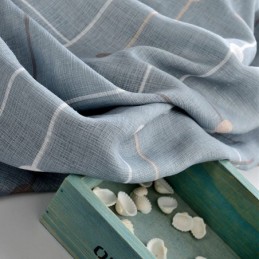 Bedrukte Gordijnen Van Tule En Semi-Transparant Voor Woonkamer En Slaapkamer