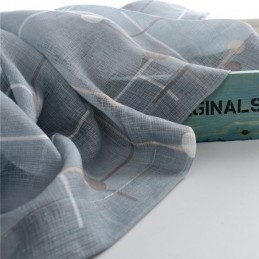 Bedrukte Gordijnen Van Tule En Semi-Transparant Voor Woonkamer En Slaapkamer