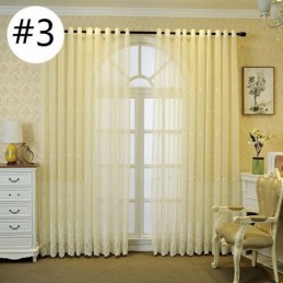 Ademend, Transparant Gordijn Op Maat Gemaakt, Decoratief Tule Voile Voor De Woonkamer.