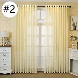 Decoratief Raamscherm Geborduurd Transparant Gordijn Op Maat Gemaakt Gordijn Voor De Woonkamer