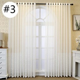 Decoratief Raamscherm Geborduurd Transparant Gordijn Op Maat Gemaakt Gordijn Voor De Woonkamer