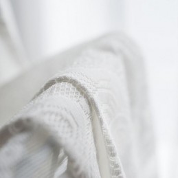 Modern Bloemengordijn Op Maat Gemaakt, Tule Raamgordijn Voor Woonkamer/Slaapkamer