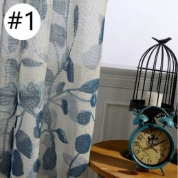 Bladeren Bedrukt Gordijn Op Maat Gemaakt Gordijn Tule Transparant Voor Woonkamer Slaapkamer