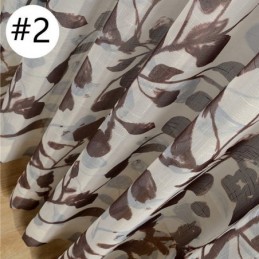 Bladeren Bedrukt Gordijn Op Maat Gemaakt Gordijn Tule Transparant Voor Woonkamer Slaapkamer