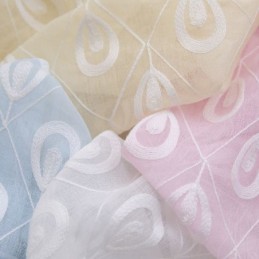 Luxe Geborduurd Raamscherm Voor Woonkamer/Eetkamer, Op Maat Gemaakt Gordijn