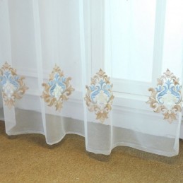 Ademend, Transparant Gordijn Op Maat Gemaakt, Decoratief Tule Voile Voor De Woonkamer.