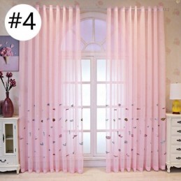 Decoratief Raamscherm Met Geborduurde Vis, Op Maat Gemaakt Gordijn Voor De Woonkamer