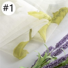 Elegante Lotus Voile Gordijnen Op Maat Gemaakt Gordijn Jaloezieën Paneel Voor Woonkamer Slaapkamer