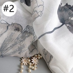 Elegante Lotus Voile Gordijnen Op Maat Gemaakt Gordijn Jaloezieën Paneel Voor Woonkamer Slaapkamer