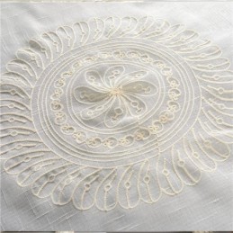 Tule Gordijnen Met Geborduurde Bloemen, Transparant Raamscherm Voor Woonkamer En Slaapkamer