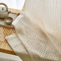 Pure Geruite Tule Gordijnen Raamscherm Voor De Woonkamer