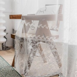 Modern Bloemmotief Gordijn...